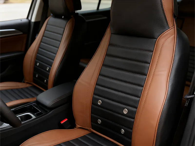 Color-Blocking Pvc Car Seat Cover